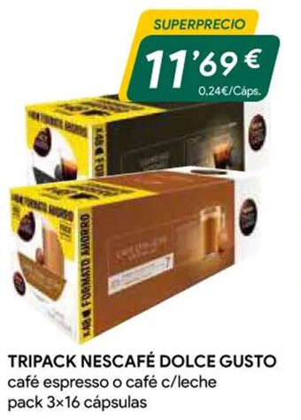 Masymas Tripack Nescafé Dolce Gusto oferta
