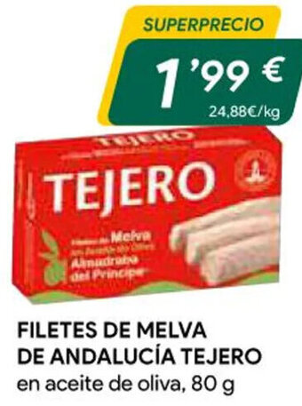 Masymas Filetes de Melva De Andalucía Tejero oferta