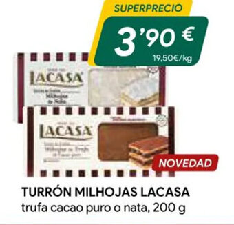 Masymas Turrón Milhojas Lacasa oferta