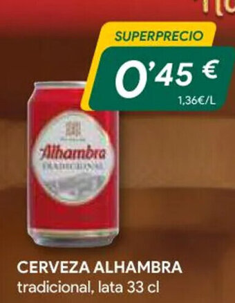 Masymas Cerveza Alhambra oferta