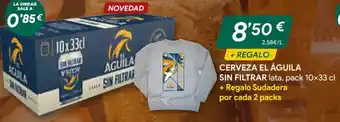 Masymas Cerveza El Aguila Sin Filtrar oferta