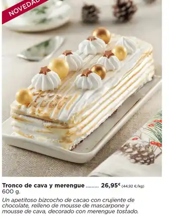 Hipercor Tronco De Cava Y Merengue oferta