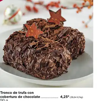 Hipercor Tronco De Trufa Con Cobertura De Chocolate oferta