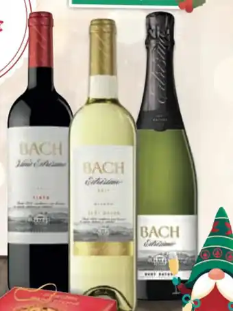 SPAR Cava Rosé, Brut Nature, Vi Blanc Semi, Blanc Sec, Rosat o Negre Bach 75cl oferta