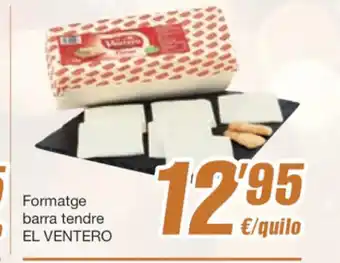 SPAR Formatge Barra Tendre El Ventero oferta