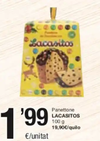 SPAR Panettone Lacasitos 100g oferta