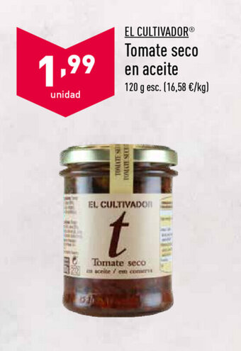 ALDI El Cultivador Tomate seco en aceite 120g oferta