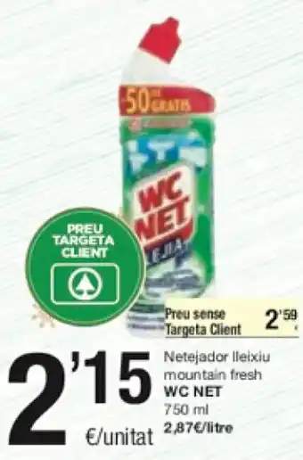 SPAR Netejador Lleixiu Mountain Fresh Wc Net 750ml oferta
