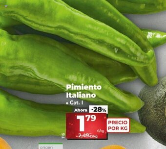 Dia Pimiento Italiano oferta