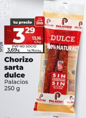 Dia Chorizo Sarta Dulce oferta