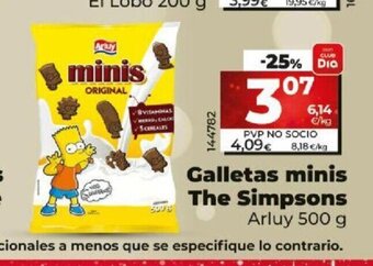 Dia Galletas Minis The Simpsons oferta