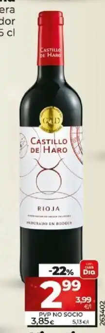 Dia Vino Tinto Joven Madurado En Bodega D.O.Ca. Rioja oferta