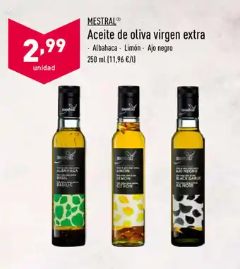 ALDI Mestral Aceite de oliva virgen extra 250ml oferta