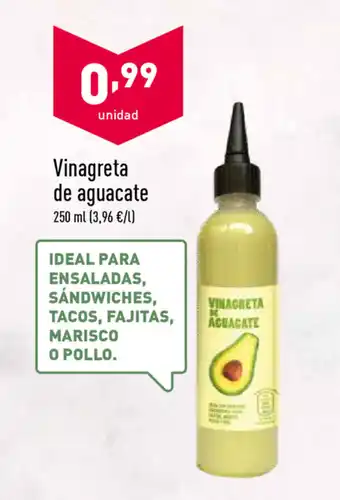 ALDI Vinagreta de aguacate 250ml oferta
