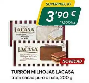 Masymas Turrón milhojas lacasa oferta