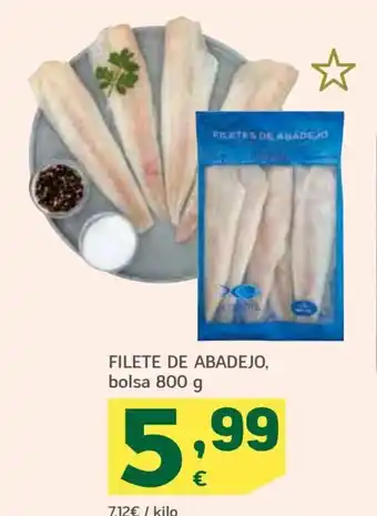 HiperDino Filete de Abadejo, Bolsa 800g oferta
