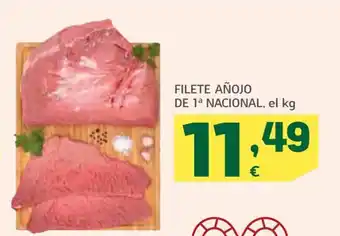 HiperDino Filete Añojo oferta