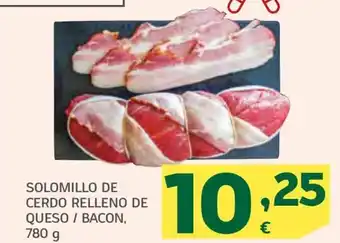 HiperDino Solomillo de Cerdo Relleno de Queso / Bacon 780g oferta