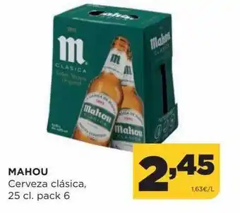 Alimerka Mahou cerveza clásica pack 6 oferta