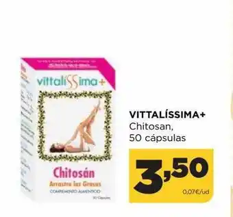 Alimerka Vittalíssima+ chitosan 50 cápsulas oferta