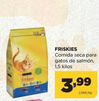 Alimerka Friskies comidas seca para gatos de salmón oferta