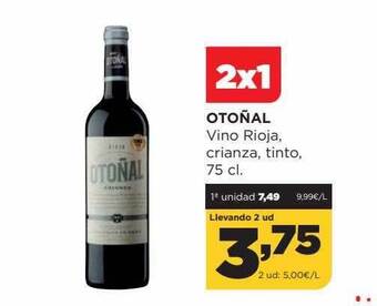 Alimerka Otoñal vino rioja crianza tinto oferta