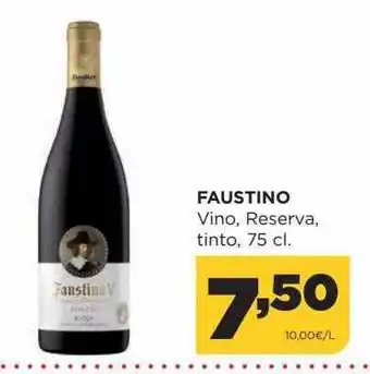 Alimerka Faustino vino reserva tinto oferta