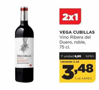 Alimerka Vega cubillas vino ribera del duero roble oferta