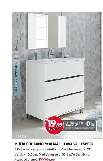 BricoCentro Mueble de baño oferta