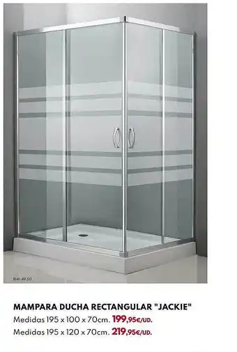 BricoCentro Mampara ducha rectangular oferta