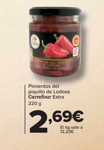 Carrefour Pimientos del piquillo de lodosa carrefour extra oferta