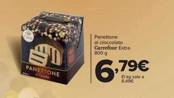 Carrefour Panettone al cioccolato carrefour extra oferta