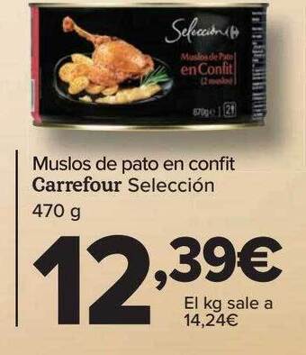 Carrefour Muslos de pato en confit carrefour selección oferta