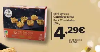 Carrefour Mini corolas carrefour extra pack 12 oferta