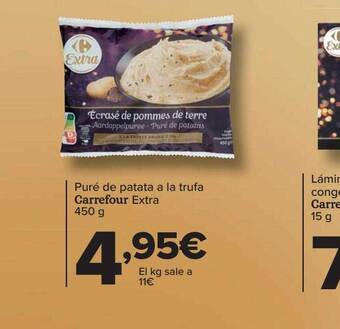 Carrefour Puré de patata a la trufa carrefour extra oferta