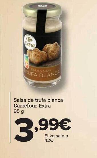 Carrefour Salsa de trufa blanca carrefour extra oferta