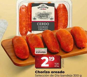 Dia Chorizo oreado selección de dia bandeja oferta