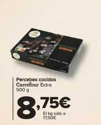 Carrefour Percebes cocidos carrefour extra oferta