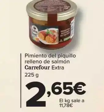 Carrefour Pimiento del piquillo relleno de salmón carrrefour extra oferta
