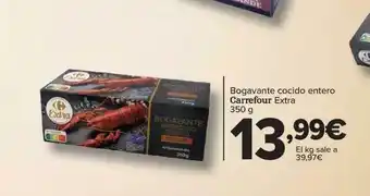 Carrefour Bogavante cocido entero carrefour extra oferta