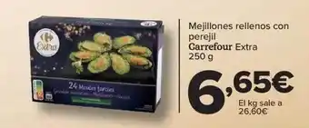 Carrefour Mejillones rellenos con perejil carrefour extra oferta