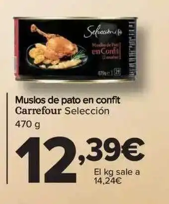 Carrefour Muslos de pato en confit carrefour selección oferta