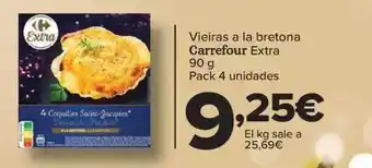 Carrefour Vieiras a la bretona carrefour extra oferta