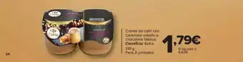 Carrefour Crema de café con caramelo salado o chocolate blanco carrefour extra oferta