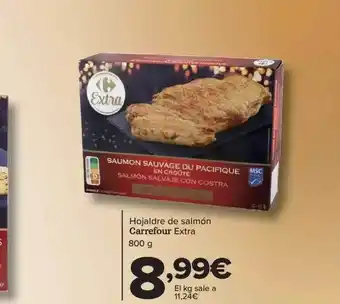 Carrefour Hojaldre de salmón carrefour extra oferta