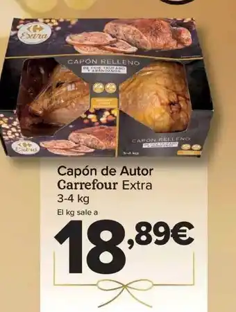 Carrefour Capón de autor carrefour extra oferta
