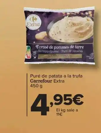 Carrefour Puré de patata a la trufa carrefour extra oferta