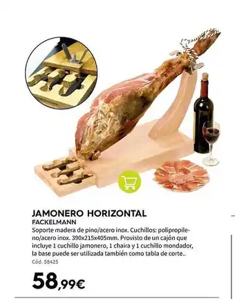 ferrOkey Jamonero horizontal fackelmann oferta