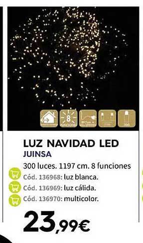 ferrOkey Luz navidad led juinsa oferta