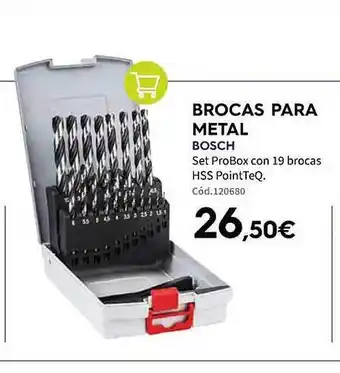 ferrOkey Brocas para metal bosch oferta